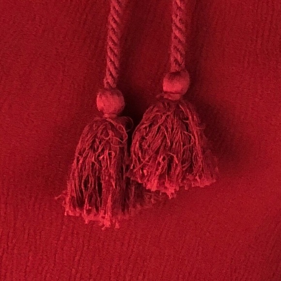 Flying Tomato Red Dress with Embroidered Front - Picture 2 of 4